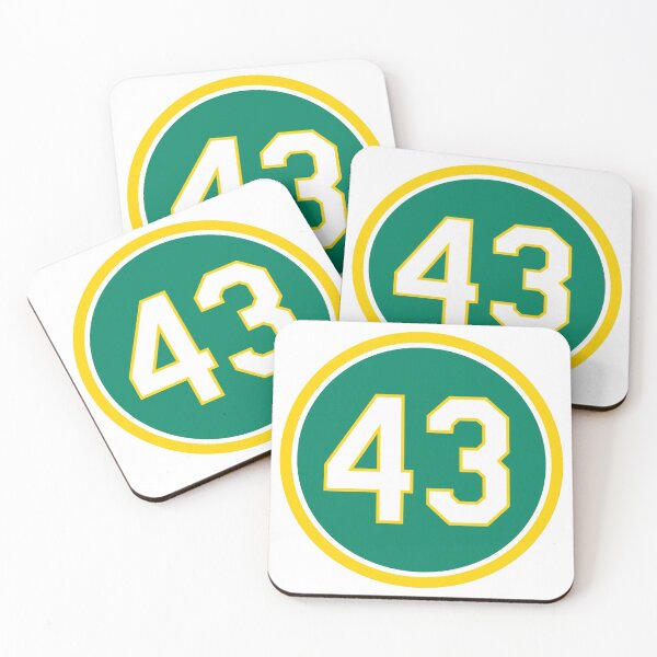 Item preview, Dennis Eckersley #43 Jersey Number designed and sold by StickBall.