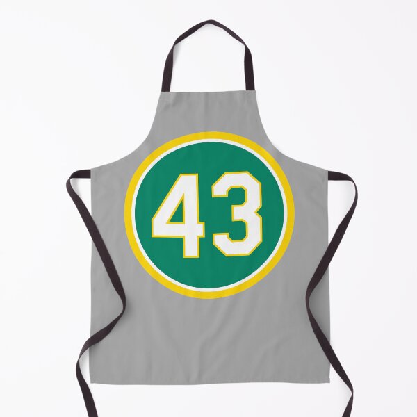 Item preview, Dennis Eckersley #43 Jersey Number designed and sold by StickBall.