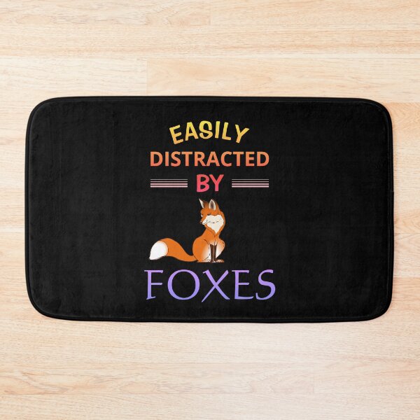 Item preview, Easily Distracted By Foxes designed and sold by Cute Pawz.