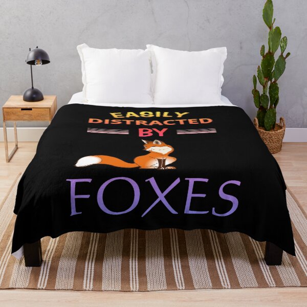 Item preview, Easily Distracted By Foxes designed and sold by Cute  Pawz.
