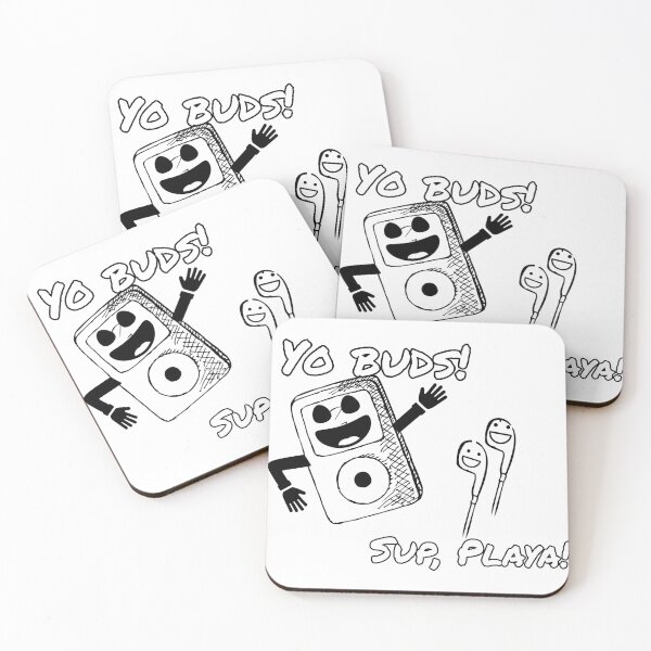Item preview, YO BUDS! SUP, PLAYA!  designed and sold by MarshallGoods.