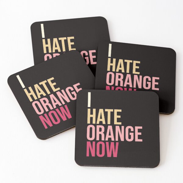 Item preview, I hate orange now anti trump designed and sold by amrmab.