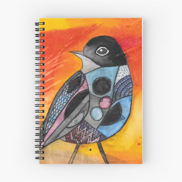 Item preview, Jean-Luc - Bird Friend, the Sky is On Fire!  designed and sold by quirkysketchy.