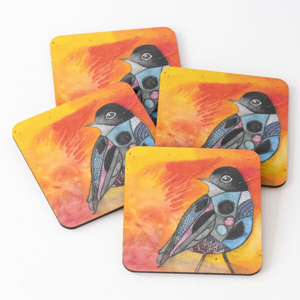 Item preview, Jean-Luc - Bird Friend, the Sky is On Fire!  designed and sold by quirkysketchy.