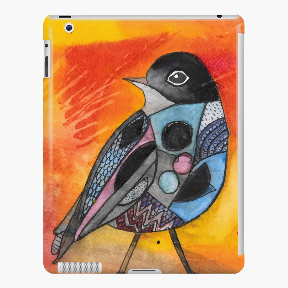 Jean-Luc - Bird Friend, the Sky is On Fire! iPad Case & Skin