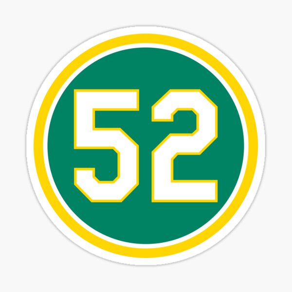 Yoenis Cespedes #52 Jersey Number Sticker for Sale by StickBall