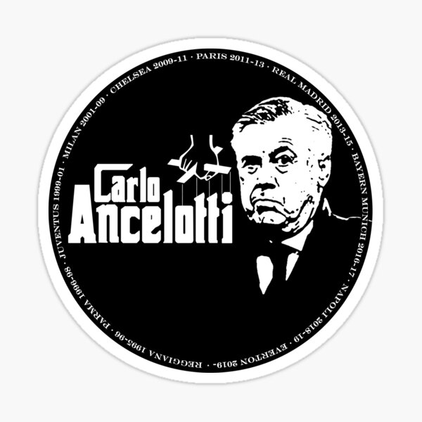 Vista previa del artículo con la obra «Carlo Ancelotti - El diseño de 'El Padrino'», diseñado y vendido por -TiKOn.