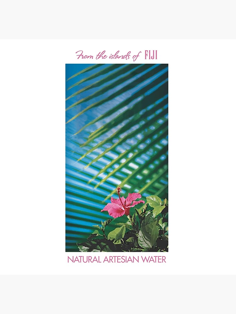 Aesthetic Fiji Water Bottle! Art Board Print for Sale by PennySoda