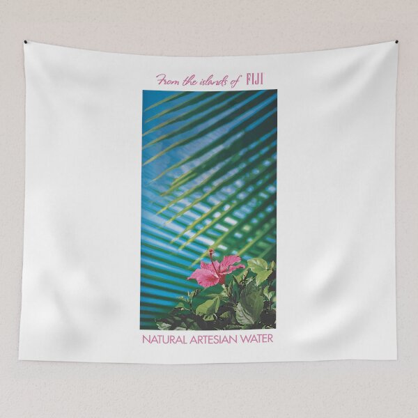 Item preview, Minimalist Fiji Water Retro Vintage Nostalgia Vaporwave Lofi designed and sold by custom-firmware.