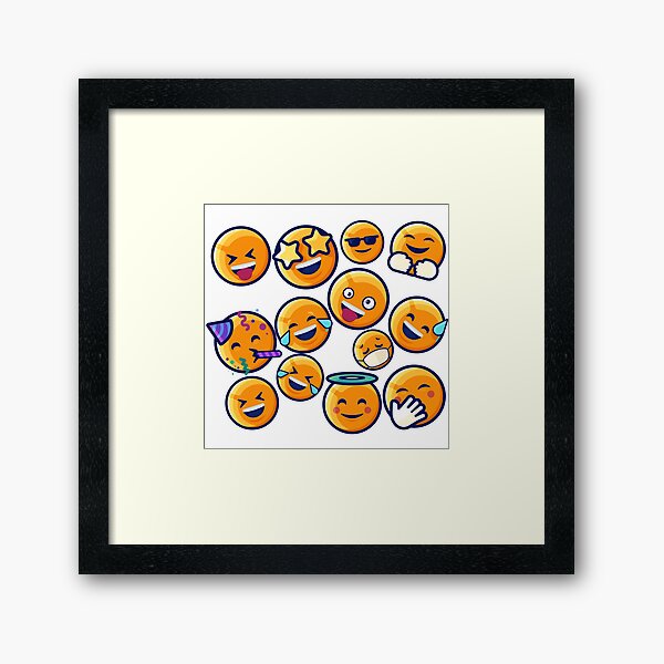 Funny Emoji Wall Art for Sale