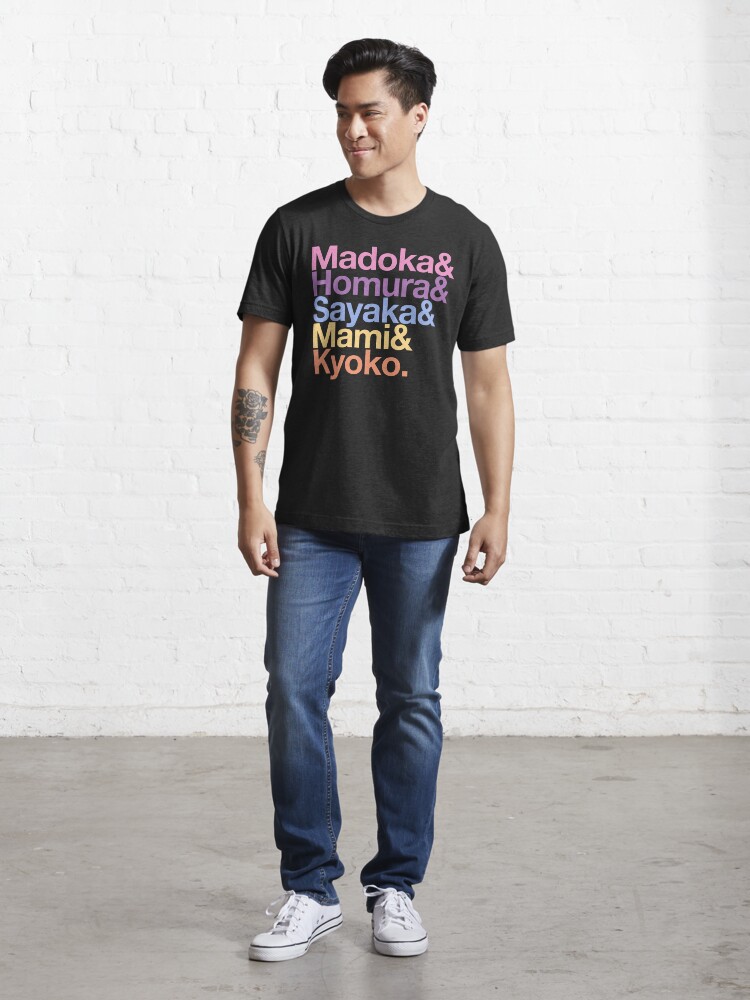 Thumbnail 5 of 7, Essential T-Shirt, Contractually Obligated Magical Girls - Madoka goes Helvetica designed and sold by merimeaux.