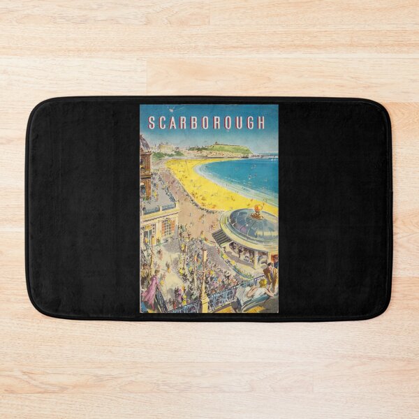 Item preview, Scarborough retro poster designed and sold by CorasPosters.