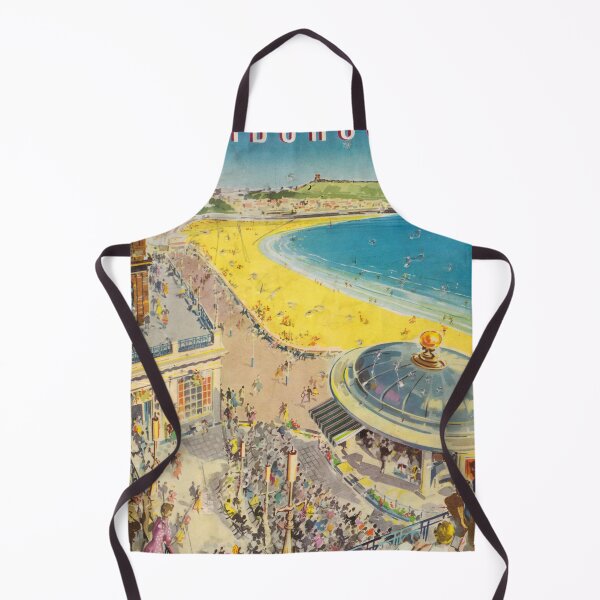 Item preview, Scarborough retro poster designed and sold by CorasPosters.