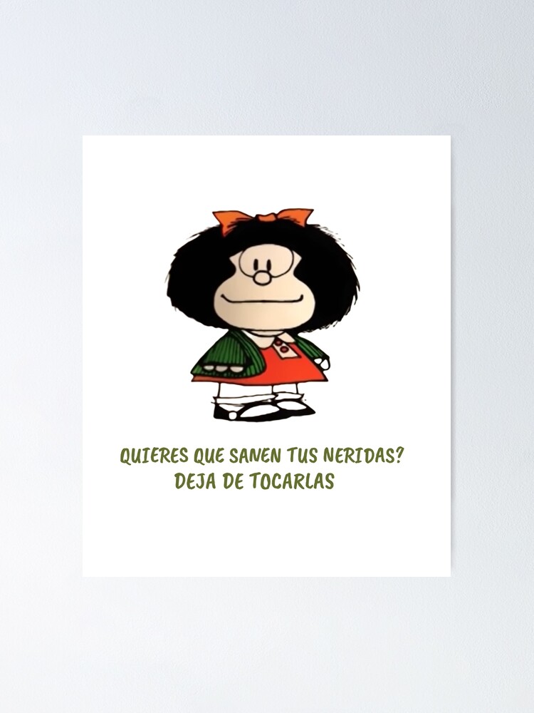 Mafalda Quino Comics Poster for Sale by Elena Bee