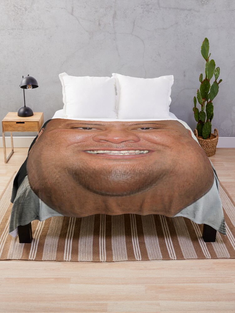 The Rock Eyebrow Meme Blanket Bedspread On The Bed Thick