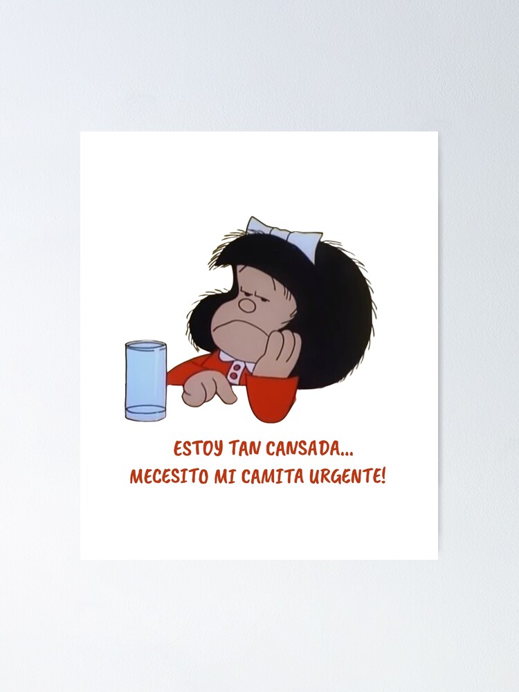 Mafalda Quino Comics Poster For Sale By Minimalistlive Redbubble