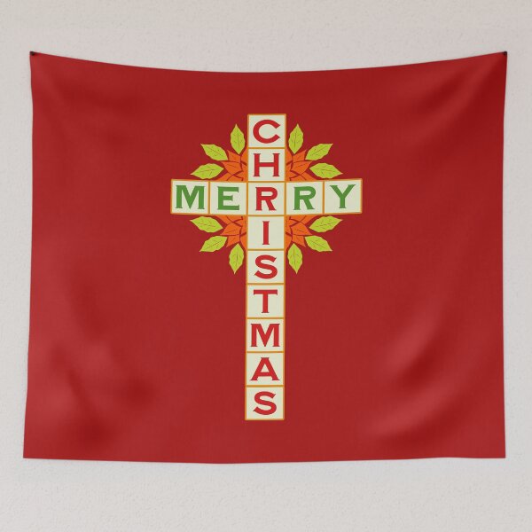 Item preview, Merry Christmas Crossword Clue designed and sold by yajyolid.