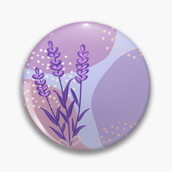 Artikelvorschau, Lavendel mit lila abstrakten Blöcken entworfen und verkauft von SoulLiving.
