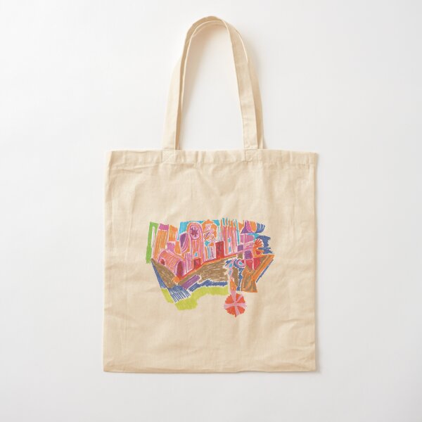 New Earth Temple + Eco-Village Cotton Tote Bag