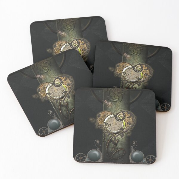 Item preview, Wonderful steampunk heart, clocks and gears designed and sold by nicky2342.