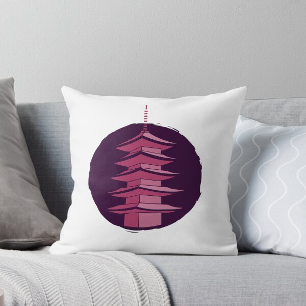 Item preview, Old Japanese Temple Artwork designed and sold by MakiMak.