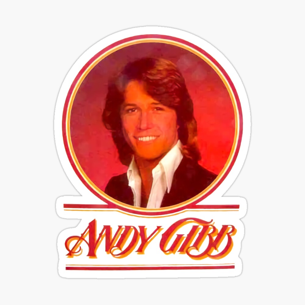 Andy Gibb Classic Retro Photo Figure Art Board Print For Sale By Jeunkqel1n Redbubble