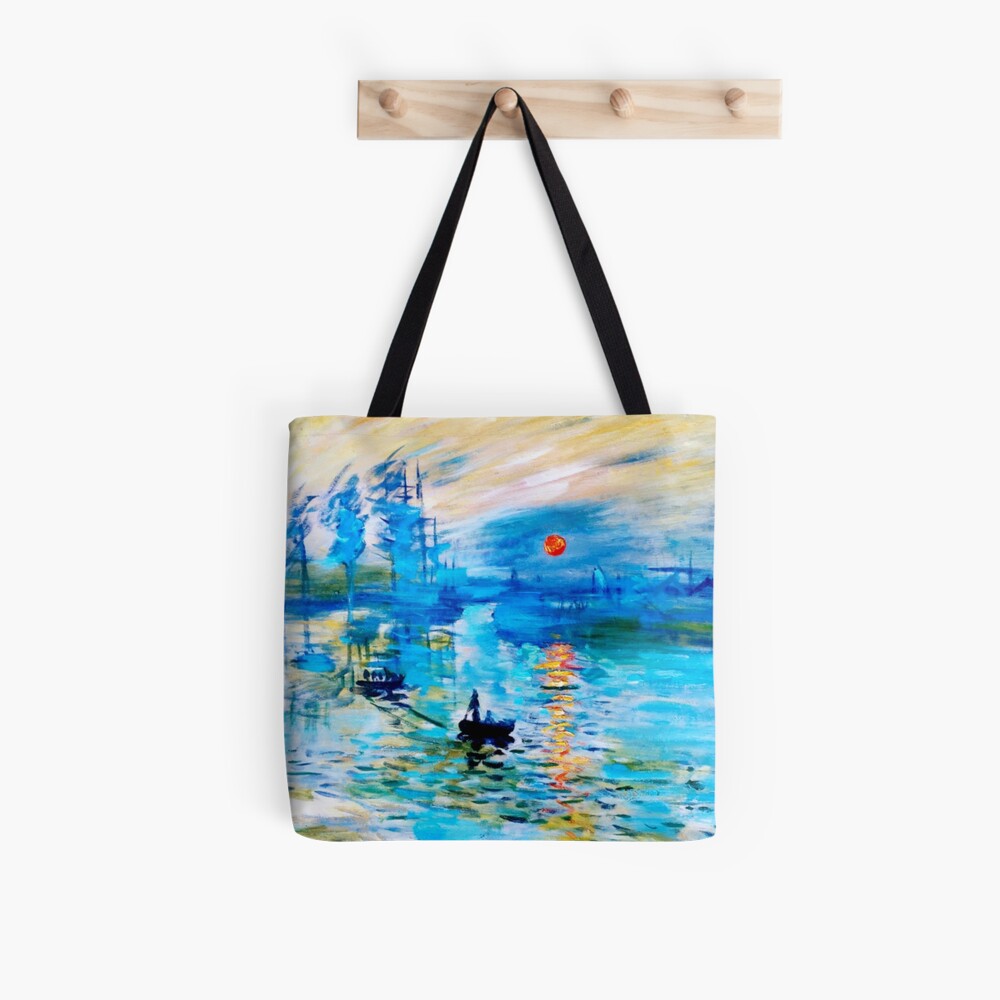 Sunrise at Sea by Claude Monet Laptop Messenger Bag 
