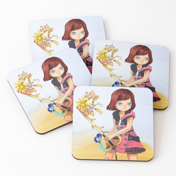 Item preview, Kairi of Kingdom Hearts with Destiny's Embrace Keyblade Fanart | Chibi Cute Small Drawing designed and sold by junesketches.