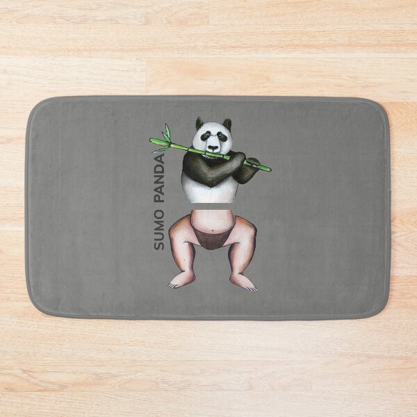 Item preview, SUMO PANDA by FrankenDuo industrial grey designed and sold by FrankenDuo.