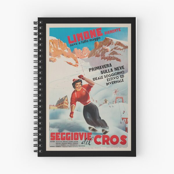 Item preview, Seggiove del Cros retro poster designed and sold by CorasPosters.