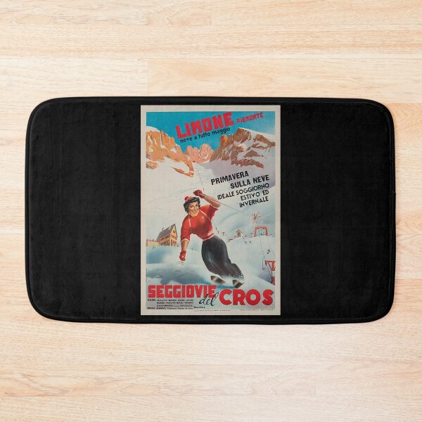Item preview, Seggiove del Cros retro poster designed and sold by CorasPosters.