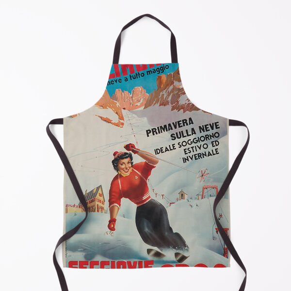 Item preview, Seggiove del Cros retro poster designed and sold by CorasPosters.