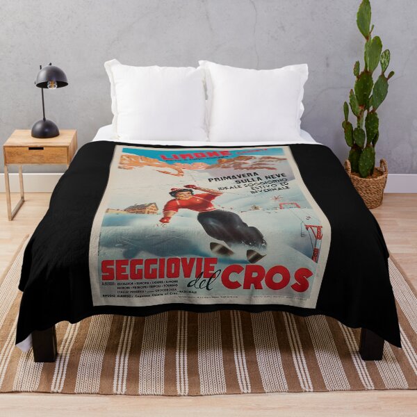 Item preview, Seggiove del Cros retro poster designed and sold by CorasPosters.