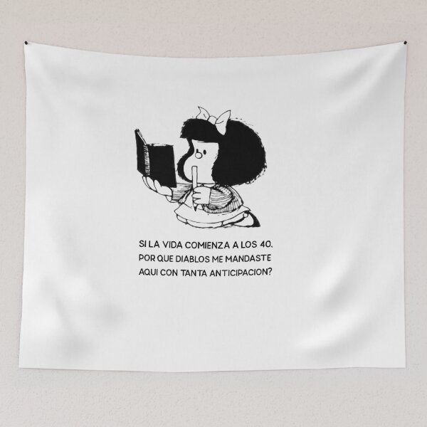Item preview, Mafalda Quino Comics designed and sold by Elena's Shop.