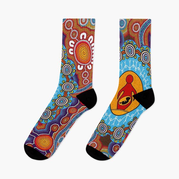 Item preview, Authentic Aboriginal Artwork - Creation of the Future designed and sold by HogarthArts.