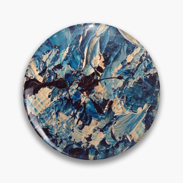 Item preview, Aguamarina abstracta azul y blanca designed and sold by Bingo Muchacho.