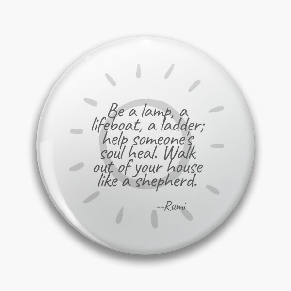 Item preview, Be a lamp, a lifeboat, a ladder - Rumi Quote Word Art by Christie Olstad designed and sold by Christie Olstad.