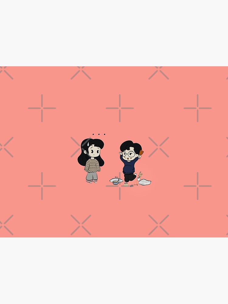 Food Fight Funny Couple by StellarTatter