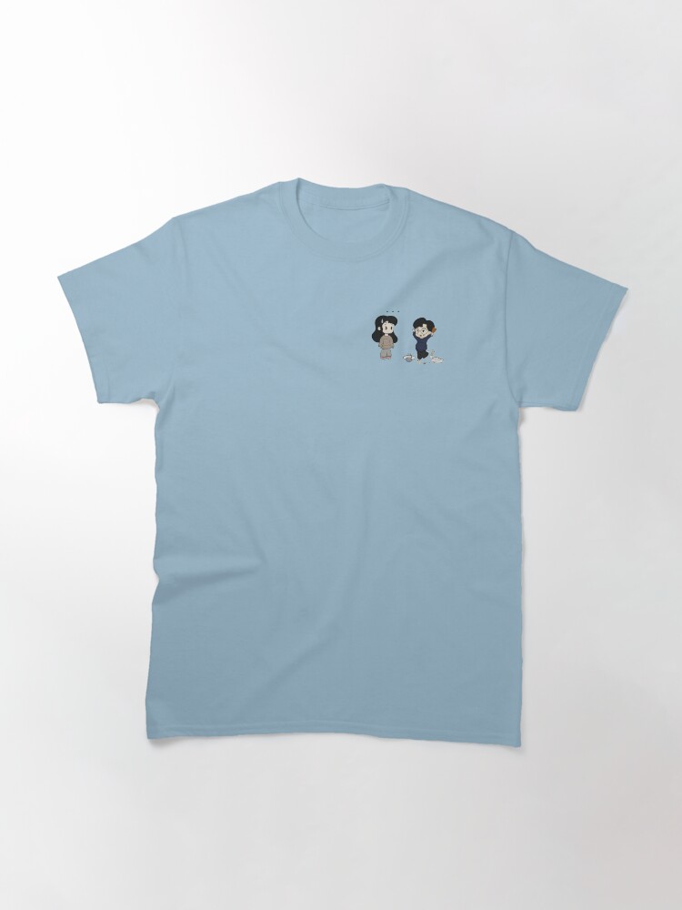 Alternate view of Food Fight Funny Couple Classic T-Shirt