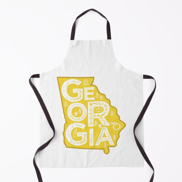 Item preview, Georgia Map Typography Gold designed and sold by HelloGentry.