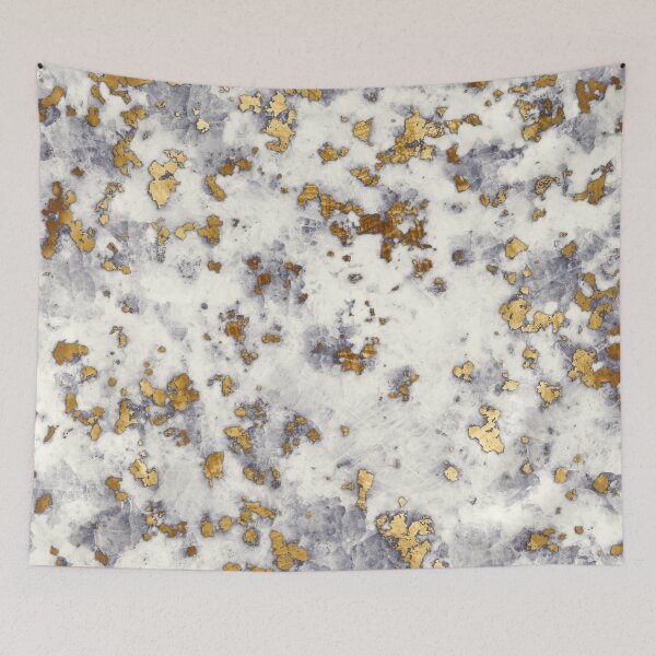 Item preview, Gold Sprinkled White Marble designed and sold by Dyrk Wyst Redbubble Shop.