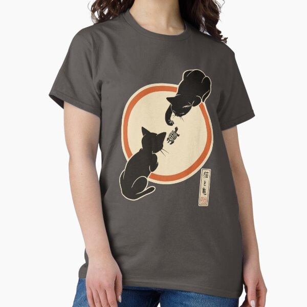 Two cats and turtle Classic T-Shirt