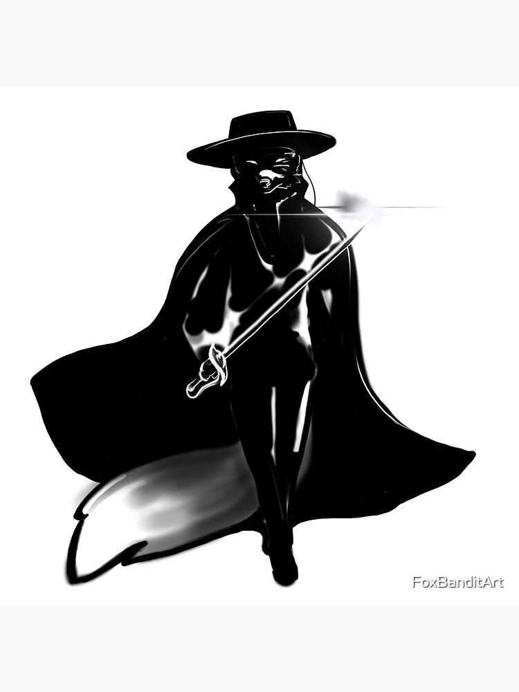 El Zorro aka "the Fox" by FoxBanditArt