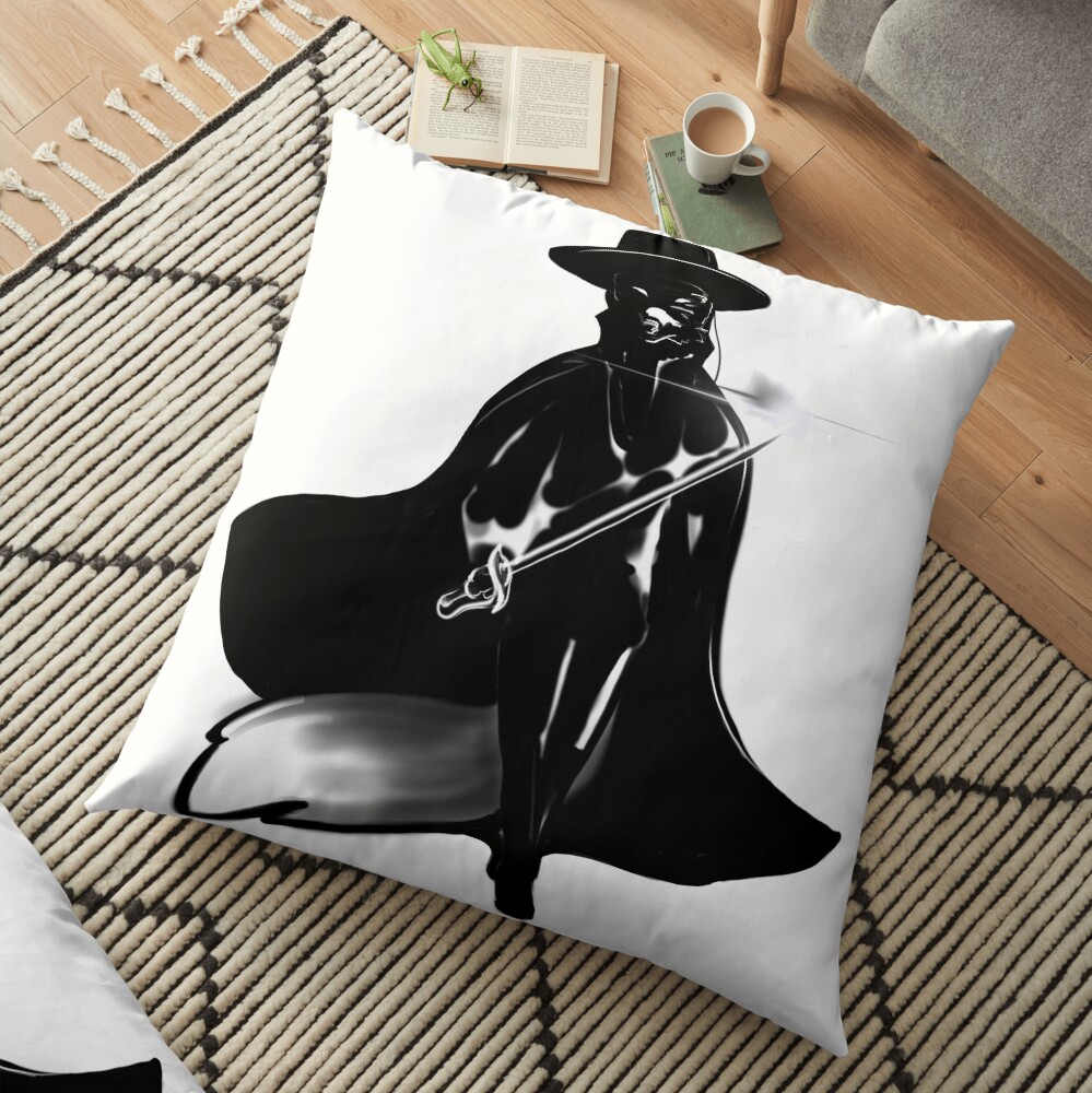 El Zorro aka "the Fox" Floor Pillow