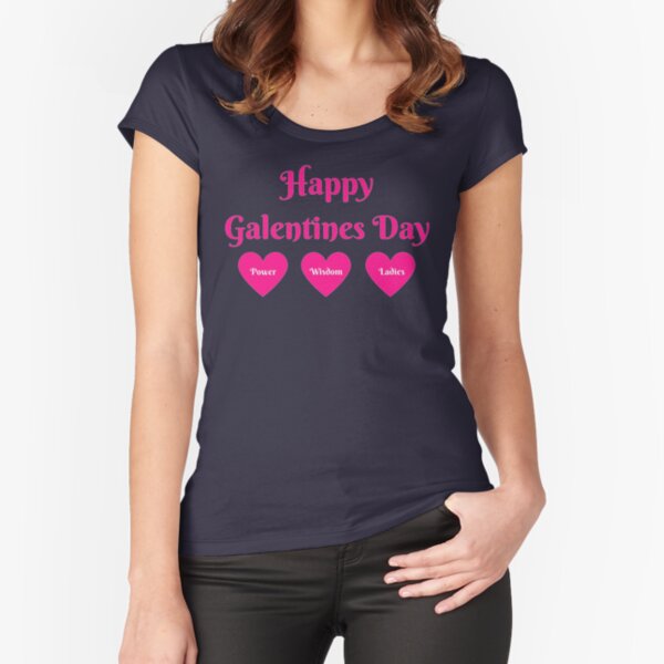 Parks & Rec: Galentines Day  Fitted Scoop T-Shirt