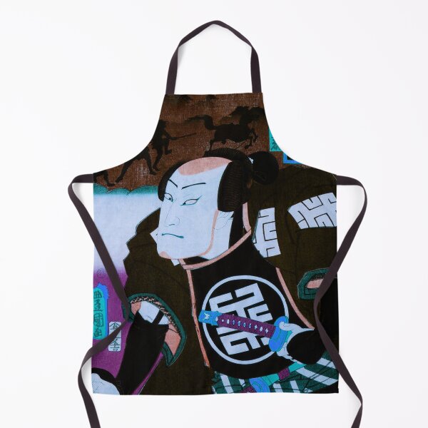 Item preview, Samurai Art in Blue designed and sold by TheHogoCo.
