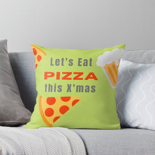 Aperçu de l'œuvre Humour - Mangeons de la pizza ce Noël créée et vendue par millie-vanilli.