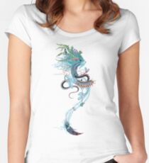 Journeying Spirit (ermine) Women's Fitted Scoop T-Shirt