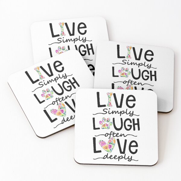 Item preview, Live simply laugh often love deeply designed and sold by AmysSanders.
