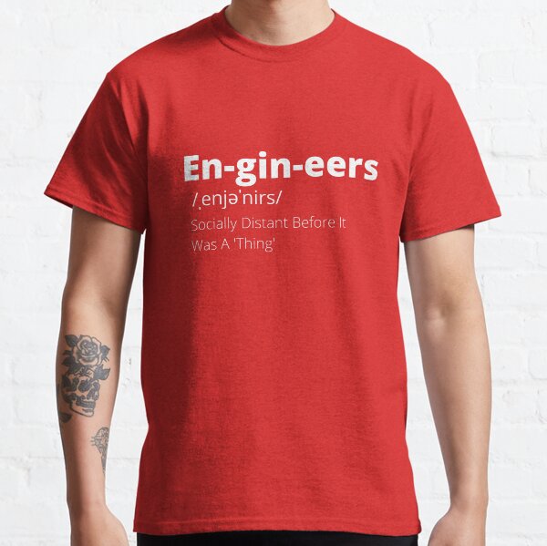 Item preview, Engineers: Socially Distant designed and sold by iShirtMyDrawers.